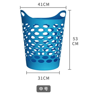 Phòng tắm lưu trữ giỏ cho quần áo bẩn lớn có thể gập lại Nhựa Giặt giỏ - Product Image 3