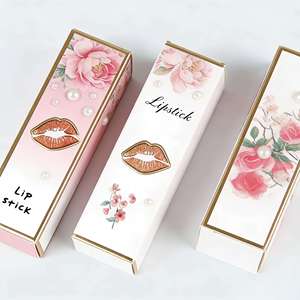 Boîtes d'emballage <span class=keywords><strong>pour</strong></span> rouge à lèvres <span class=keywords><strong>en</strong></span> carton premium, robustes, imperméables, élégantes, avec un design floral <span class=keywords><strong>pour</strong></span> les marques de cosmétiques et les détaillants de produits de beauté - Product Image 3
