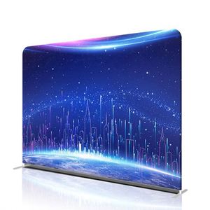 Pillowcase <b>Backdrop</b> for Photo Booth and Events 10x10ft Polyester Gravure Printed Angel Style Tension Fabric Display <b>Stand</b> - Product Image 2