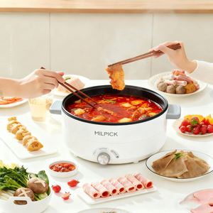 Bán Buôn Xách Tay Vòng 4L 5L Nồi Điện Khỏe Mạnh Nhà Bếp Không Dính Nồi Thiết Bị Điện Lẩu Cho Ký Túc Xá - Product Image 1