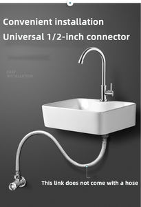 Grifo Mezclador de Cocina de Agua Fría Única de Acero Inoxidable Pulido con Cartucho Ahorrador de Agua para Fregadero - Precio Mayorista - Product Image 2