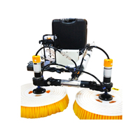 Robot de nettoyage de panneaux solaires SANGSolar à brosses rotatives pour les centrales solaires photovoltaïques sur toiture
