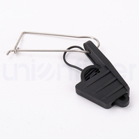 Pince de fixation pour câble à fibre optique FTTH, ancrage de support, corps en plastique anti-UV, attache en acier inoxydable, accessoire extérieur aérien