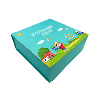 Boîte rigide en carton personnalisée de haute qualité avec gaufrage et revêtement UV, fermeture magnétique, matériaux recyclés, emballage cadeau orange