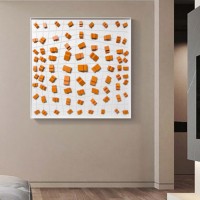 Peinture décorative en bois sculpté, style moderne et épuré, décoration murale personnalisée de haute qualité, tableaux suspendus – Offre Spéciale