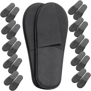 Pantuflas de Spa, Pantuflas Desechables Antideslizantes para Huéspedes, Lavables y Reutilizables, para Casa, Interiores, Baño, Dormitorio, Hotel, Pantuflas para Novia - Product Image 1