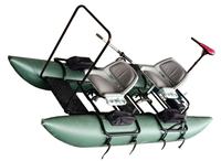 Kayak gonflable flottant sur ponton, bateau de pêche personnalisable