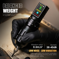 Stylo de tatouage sans fil professionnel TREX ANKY 1800mAh avec course réglable de 2,3 à 4,2 mm, double batterie, idéal pour les débutants
