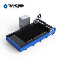 Découpeuse laser à fibre Tianchen série FM haute stabilité 12000W refroidie par eau avec servomoteur Yaskawa et contrôle Cypcut pour tôles métalliques