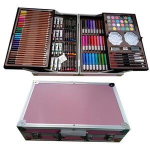 Kit de Dibujo Portátil para Niños, con Crayones, Lápices, Marcadores y Pinceles, Regalo de Cumpleaños - Product Image 1