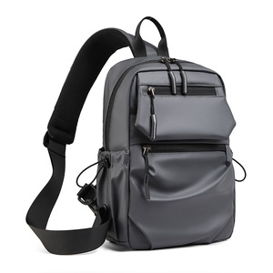 Bolso de Pecho Oxford Impermeable de Mezclilla, Moderno y Duradero, para Computadora, de Gran Capacidad, con Correa Cruzada y Cierre de Cremallera - Product Image 2