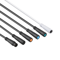Connecteur M8 2-5 cœurs 5A cuivre étanche Aviation prise câble fil mâle femelle connecteurs pour système d'énergie solaire Nylon