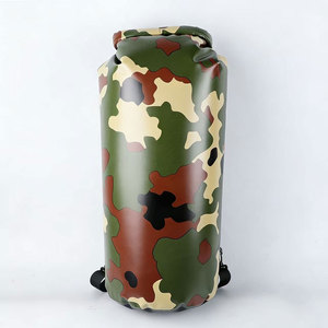 กระเป๋ากันน้ำลายพรางสีชมพู ขนาด 2L 5L 10L 15L 20L 30L สำหรับกิจกรรมกลางแจ้ง ตั้งแคมป์ ดำน้ำ ชายหาด ตกปลา ทำจาก PVC - Product Image 4