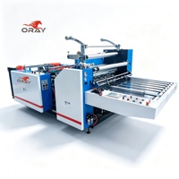 Laminateur de film semi-automatique Oray avec coupeur automatique, cadre en acier épaissi, vitesse de 35 m/min, épaisseur de 10 mil, économie d'énergie