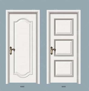 新しいデザインフレンチモダンホテルホームインテリアホワイトベッドルームドア無垢材インテリアフレンチドア - Product Image 5