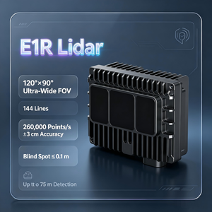 Escáner LiDAR 3D Digital de Estado Sólido RoboSense E1R, Alta Precisión de ±1cm, Amplio Campo de Visión, para Navegación SLAM y Robots Móviles Autónomos - Product Image 1