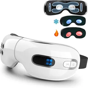 Hot Sale Eye Massager Warm En Koud Verbeteren Slaapmuziek Slimme Elektrische Airbag Vibratie Koude Oogmassageapparaat Met Warmtecompressie