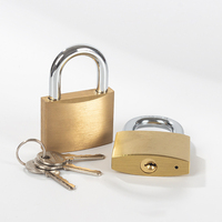 Cadenas de porte de sécurité à 3 clés en laiton pour bureau à domicile pour améliorer la sécurité des portes