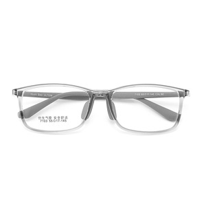 Montures de lunettes rectangulaires Huan Bao Ultem 7103 55-17-145, antidérapantes, monture complète, unisexe - Product Image 1