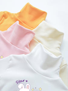 Capa base gruesa de dibujos animados para niñas Qianchuan de buena calidad, ropa de invierno, parte superior cálida de lana para bebé, <span class=keywords><strong>Posada</strong></span> para niños - Product Image 4