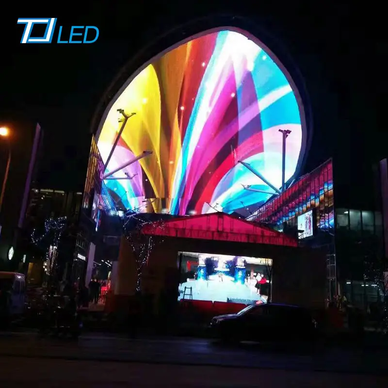 Super wasserdichte benutzer definierte Outdoor-HD-Videowand Voll farbige LED-Plakat wand P2.5 Outdoor-LED-Anzeige