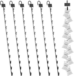 Nhà máy nóng bán 12 móc treo hiển thị treo dải kim loại hàng hóa Clip Dải móc - Product Image 1