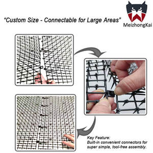 Tapis à pointes pour <span class=keywords><strong>chat</strong></span> en PP durable - Empêche les chats de se rapprocher <span class=keywords><strong>des</strong></span> <span class=keywords><strong>plantes</strong></span>/<span class=keywords><strong>des</strong></span> meubles, anti-mastication, tapis de dissuasion pour animaux de compagnie réglable - Product Image 2