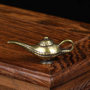 2*4.5cm Vintage pirinç Aladdin sihirli lamba isteyen lamba - Product Image 2