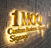 Letreros Personalizados con Iluminación Frontal y Trasera para Negocios, Letreros Exteriores para Edificios, Letras de Perfil, Sistemas de Publicidad con Certificación UL