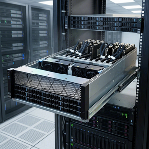 เซิร์ฟเวอร์ ATX ระดับ Mid Tower ระบายความร้อนด้วยน้ำ รองรับการ์ดจอได้แปดการ์ด พร้อมคุณสมบัติการทำงานที่เงียบและมีคุณภาพสูง มีสินค้าในสต็อก - Product Image 2