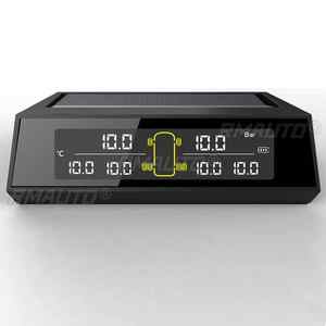 Système de surveillance de la pression des pneus sans fil TPMS solaire universel à 6 capteurs pour camions, bus, VR, véhicules surdimensionnés et voitures - Product Image 2