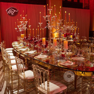 Chaise pour extérieur et intérieur en polycarbonate transparent en résine cristal Napoléon pour mariage - Product Image 4