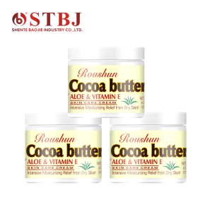 Roushun ca cao bơ Mặt Kem OEM OBM ODM nhãn hiệu riêng Aloe & Vitamin E ca cao bơ chăm sóc da kem - Product Image 5