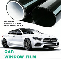 Échantillon Gratuit Film Solaire Nano Céramique PET pour Vitres de Voiture, Isolation Thermique UVR99%, Rejet UV, Protection de la Vie Privée, Teinte Polarisée
