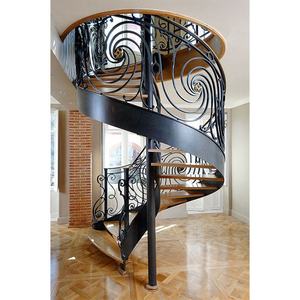 Escaleras Espirales Modernas Tanlong, Diseño de Escalera de Hierro Forjado, Escalera Espiral de Hierro Forjado para Interiores - Product Image 1