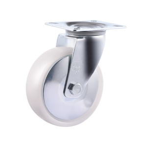 VIMA Heavi Duti 3.5 4 5 6,5 8 Zoll Gewinde Lenk rolle Rad bremse PP White Industrial <span class=keywords><strong>Caster</strong></span> für Wagen - Product Image 3