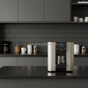 Mini <span class=keywords><strong>Bar</strong></span> da Tavolo dal Design Futuristico per Ufficio e Casa, Refrigeratore d'<span class=keywords><strong>Acqua</strong></span> Decorativo con Display Digitale e Purificatore GR320RB - Product Image 4