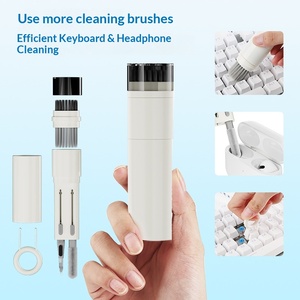 Kit de nettoyage électronique 6-en-1, stylo de nettoyage pour écouteurs, outils multifonctionnels portables pour clavier/<span class=keywords><strong>ordinateur</strong></span>/tablette - Product Image 4