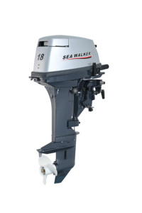 Motor marino de gasolina SEAWALKER de 2 tiempos y 18 HP, rentable para aventuras ligeras, modelo T18MHS-T, motor de 2 tiempos que ofrece eficiencia. - Product Image 4