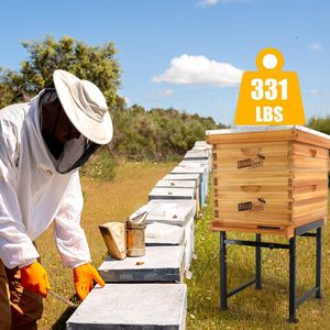 Pomelo New Adjustable <b>Black</b> Sturdy 201 Stainless Steel Beehive <b>Bracket</b> 1 Year Warranty Easy Assembly Beekeeping Equipment - Product Image 4