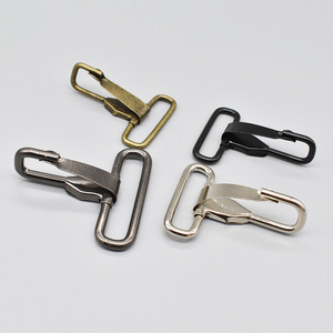 Manufacturer produces metal iron <b>hooks</b> and manganese <b>hooks</b> in sizes 25mm, 38mm, and 50mm for backpack shoulder straps, shoulder - Product Image 2