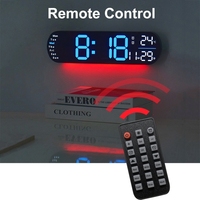 YIZHI Smart Nachtlicht Innentemperatur Große LED-Anzeige Batterie Schreibtisch Wecker Schlafzimmer Home Decor Digitale Wanduhr