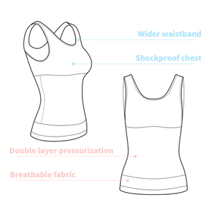 Camisola sin costuras para <span class=keywords><strong>mujer</strong></span> de alta calidad, camisetas sin mangas, fajas, Control de barriga, <span class=keywords><strong>camiseta</strong></span> interior elástica, diseño inspirado en Colombianas - Product Image 4