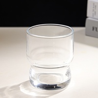 En stock – Lot de tasses en verre transparent multi-textures, design côtelé et martelé, pour matcha, latte, café, cérémonie du matcha et usage quotidien