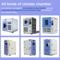 Cámara Climática de Temperatura y Humedad Constantes Programable de Acero Inoxidable para Pruebas Ambientales