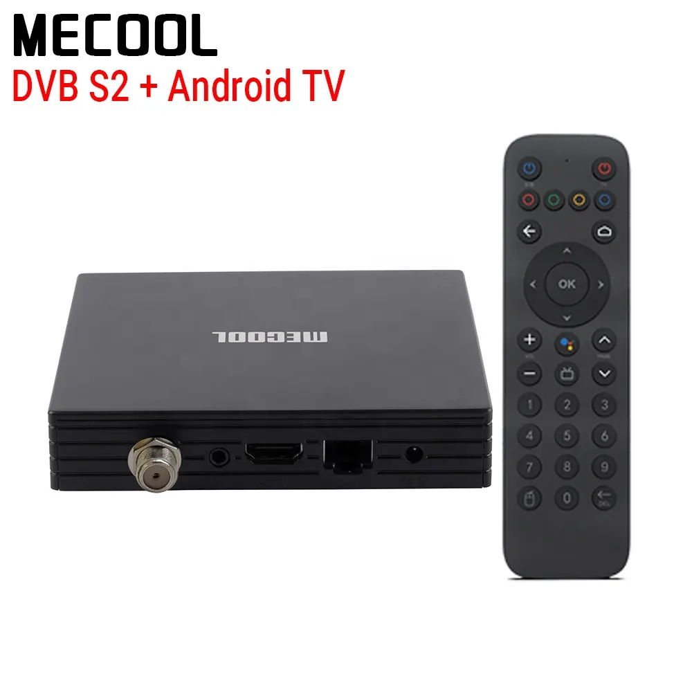 Mecool KT1 S2 Android DVB S2レシーバーAmlogicS905X4 Android10.0デュアルWiFi2 GB RAM 16GB ROM 100M LANGoogle認定