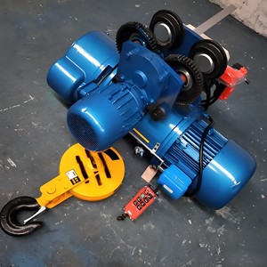 رافعة كهربائية بحبل سلكي من نوع CD بقدرة 1 طن و2 طن و3 طن و5 طن و10 طن مع جهاز تحكم عن بعد، متوفرة بجهد 220 فولت و380 فولت من المصنع مباشرة - Product Image 5