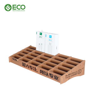 Bìa Cứng Bán Lẻ Eco Hộp Trưng Bày Giấy Gợn Sóng PDQ Kệ Trưng Bày Cáp Dữ Liệu Hàng Đầu - Product Image 2