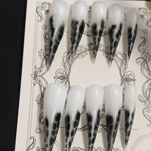 <span class=keywords><strong>Faux</strong></span> ongles Dragon Armor à effet sanglant et dégradé, série Dragon Claw Nail Art Cracking Empty Claw, style européen et américain pour le commerce extérieur - Product Image 4