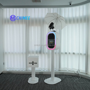 Machine de photomaton pour fête, appareil <span class=keywords><strong>photo</strong></span> d'impression en libre-service, photomaton DSLR avec écran tactile de 13,3 pouces, support d'imprimante et flash - Product Image 2